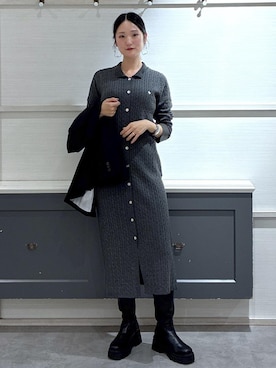 「アイテム（テーラードジャケット）」を使った、mikusonvisさん（レディース・168cm・30代）の秋コーディネート