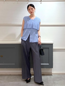 「アイテム（パンプス）」を使った、mikusonvisさん（レディース・168cm・30代）の夏コーディネート