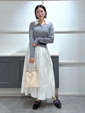 「Juze（ジュゼ）のアイテム」を使った、mikusonvisさん（レディース・168cm）の冬コーディネート