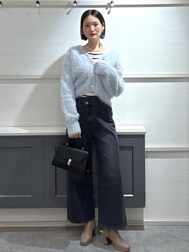 「VIS（ビス）のアイテム（トップス）」を使った、mikusonvisさん（レディース・168cm）の冬コーディネート