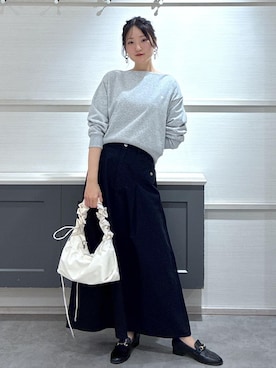 「VIS（ビス）のアイテム（アクセサリー）」を使った、mikusonvisさん（レディース・168cm）の冬コーディネート