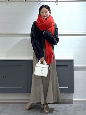 「アイテム（ハンドバッグ）」を使った、mikusonvisさん（レディース・168cm・30代）の冬コーディネート