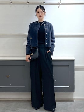 「アイテム（ハンドバッグ）」を使った、mikusonvisさん（レディース・168cm・30代）の秋コーディネート