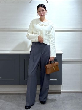 「VIS（ビス）のアイテム（アクセサリー）」を使った、mikusonvisさん（レディース・168cm）の冬コーディネート