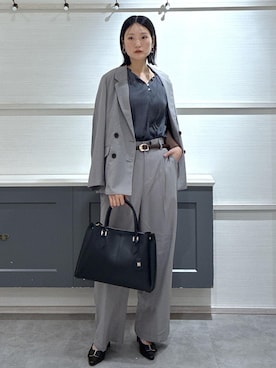 「Juze（ジュゼ）のアイテム」を使った、mikusonvisさん（レディース・168cm）の春コーディネート