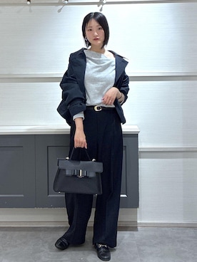 「VIS（ビス）のアイテム（アクセサリー）」を使った、mikusonvisさん（レディース・168cm）の冬コーディネート