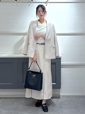 「VIS（ビス）のアイテム（アクセサリー）」を使った、mikusonvisさん（レディース・168cm）の冬コーディネート