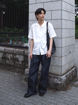 「アイテム（シャツ/ブラウス）」を使った、waki_0924さん（メンズ・171cm・10代）の夏コーディネート