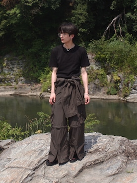 「アイテム（オールインワン・サロペット）」を使った、waki_0924さん（メンズ・171cm）の夏コーディネート