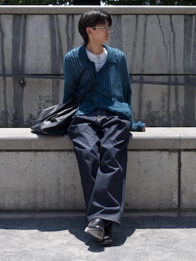 「SINSS（シンス）のアイテム（トップス）」を使った、waki_0924さん（骨格ナチュラル・メンズ・171cm）の夏コーディネート