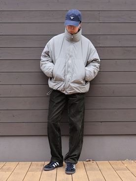 「アイテム（ダウンジャケット/コート）」を使った、しーさん（メンズ・180cm）の秋コーディネート