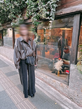 「PRADA（プラダ）のアイテム」を使った、nyanさん（レディース・159cm）の秋コーディネート