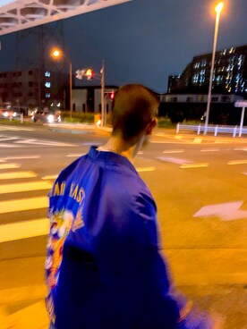 「no brand（ノーブランド）のアイテム（MA-1）」を使った、　　ごうゆさん（メンズ・180cm）の冬コーディネート