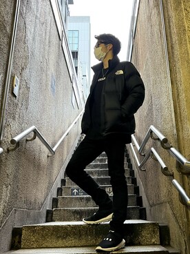 「YANUK（ヤヌーク）のアイテム（チノパンツ）」を使った、ryutaroさん（メンズ・175cm）の秋コーディネート