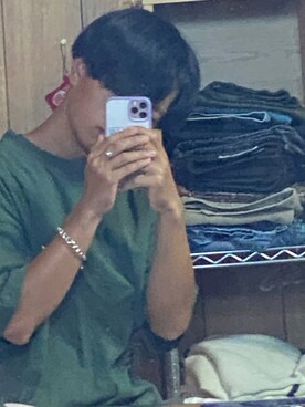 「Shine（シャイン）のアイテム（アクセサリー）」を使った、ぐちゃんぽさん（メンズ・159cm）の夏コーディネート