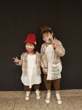 Zara ザラ のワンピースを使ったキッズ人気ファッションコーディネート Wear