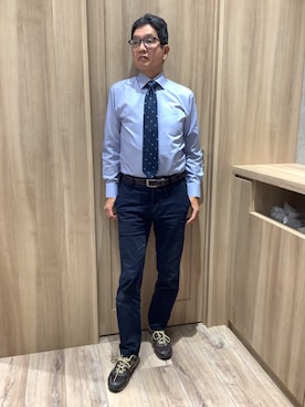 「アイテム（ネクタイ）」を使った、TOKYOSHIRTSららぽーと安城店さん（メンズ・172cm）の夏コーディネート