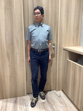 「アイテム（ビジネスシャツ）」を使った、TOKYOSHIRTSららぽーと安城店さん（メンズ・172cm）の夏コーディネート