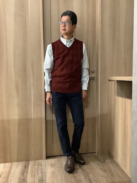 TOKYOSHIRTSららぽーと安城店さん（メンズ・172cm）の秋コーディネート