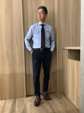 TOKYOSHIRTSららぽーと安城店さん（メンズ・172cm）の秋コーディネート
