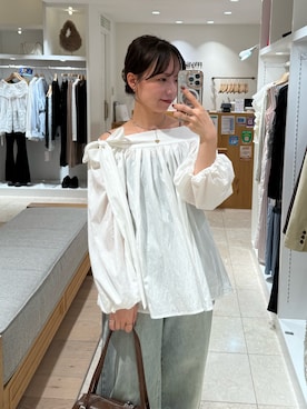 「アイテム（ボストンバッグ）」を使った、tsuyuhono20020102さん（レディース・156cm）の秋コーディネート