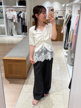 「mystic（ミスティック）のアイテム（アクセサリー）」を使った、つゆちゃんさん（レディース・156cm）の夏コーディネート