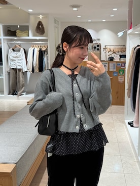 「mystic（ミスティック）のアイテム（その他パンツ）」を使った、つゆちゃんさん（レディース・156cm）の秋コーディネート