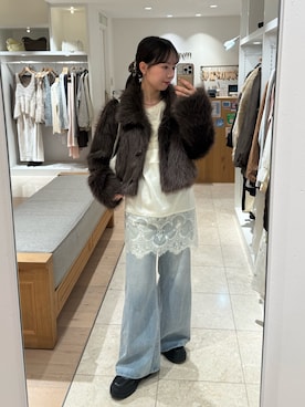 「mystic（ミスティック）のアイテム」を使った、つゆちゃんさん（レディース・156cm）の秋コーディネート