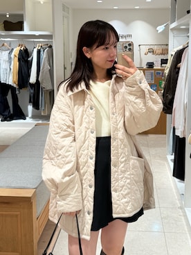 「mystic（ミスティック）のアイテム（ショルダーバッグ）」を使った、つゆちゃんさん（レディース・156cm）の秋コーディネート