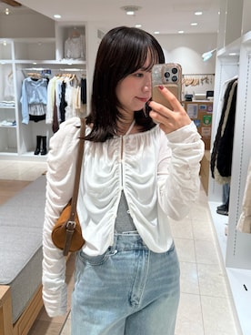 「mystic（ミスティック）のアイテム（ハンドバッグ）」を使った、つゆちゃんさん（レディース・156cm）の秋コーディネート