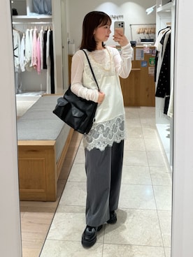 つゆちゃんさん（レディース・156cm）の春コーディネート