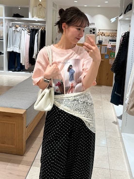 「mystic（ミスティック）のアイテム」を使った、つゆちゃんさん（レディース・156cm）の春コーディネート