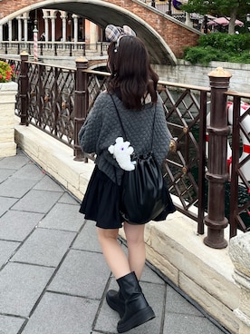 「アイテム（チュニック）」を使った、つゆちゃんさん（レディース・156cm）の秋コーディネート