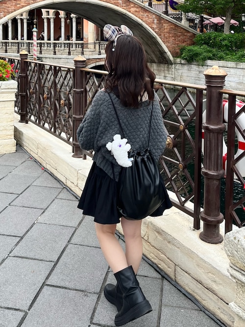 セール】フェイクレザーナップサック（バックパック/リュック