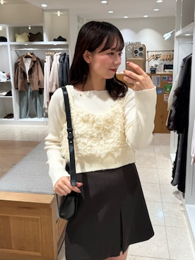 「アイテム（トートバッグ）」を使った、つゆちゃんさん（レディース・156cm）の秋コーディネート