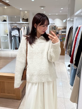 つゆちゃんさん（骨格ウェーブ・レディース・156cm）の冬コーディネート