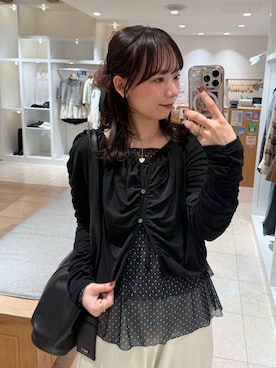 「アイテム（シュシュ）」を使った、tsuyuhono20020102さん（レディース・156cm）の秋コーディネート
