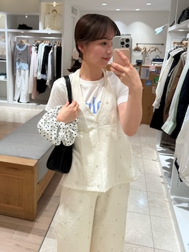 「mystic（ミスティック）のアイテム」を使った、つゆちゃんさん（レディース・156cm）の春コーディネート