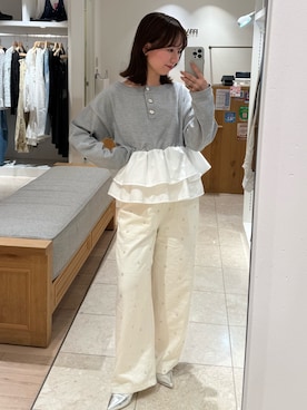 つゆちゃんさん（レディース・156cm）の春コーディネート