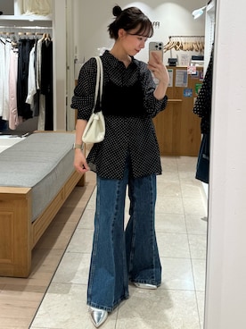 「mystic（ミスティック）のアイテム」を使った、つゆちゃんさん（レディース・156cm）の春コーディネート