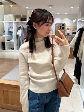 「アイテム（デニムパンツ）」を使った、つゆちゃんさん（レディース・156cm）の秋コーディネート