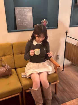 「mline（エムライン）のアイテム」を使った、つゆちゃんさん（レディース・156cm）の秋コーディネート