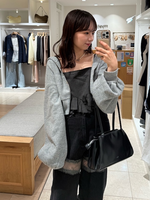 万能インナー/嬉しい6色展開】パット付きショートキャミソール2