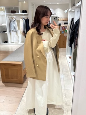 「mystic（ミスティック）のアイテム（ワンピース/ドレス）」を使った、つゆちゃんさん（レディース・156cm）の冬コーディネート