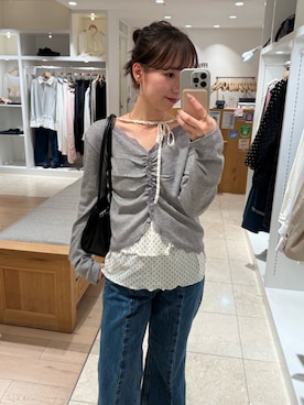 「mystic（ミスティック）のアイテム」を使った、つゆちゃんさん（レディース・156cm）の春コーディネート