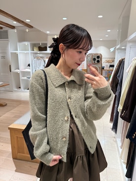 「アイテム（チュニック）」を使った、つゆちゃんさん（レディース・156cm）の秋コーディネート