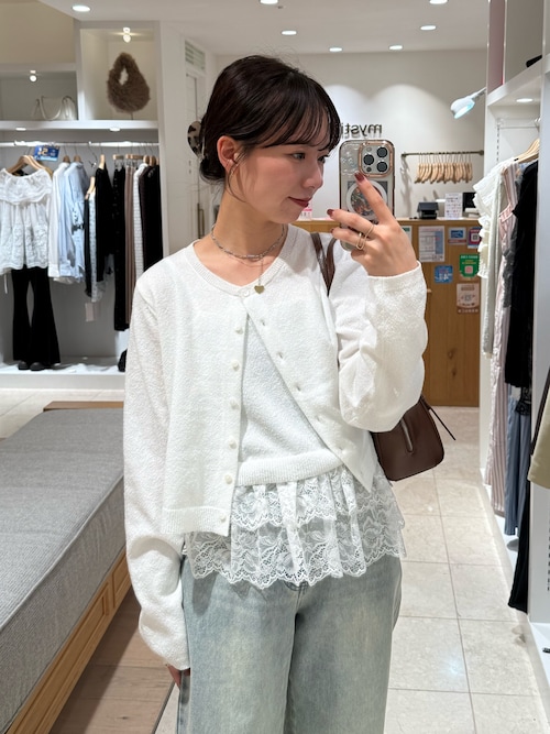 万能インナー/嬉しい6色展開】パット付きショートキャミソール2