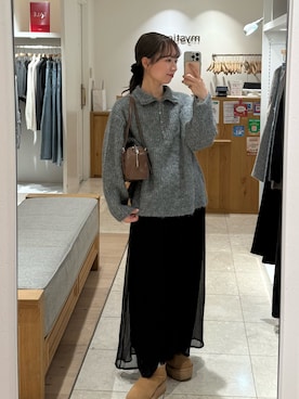 つゆちゃんさん（レディース・156cm）の冬コーディネート