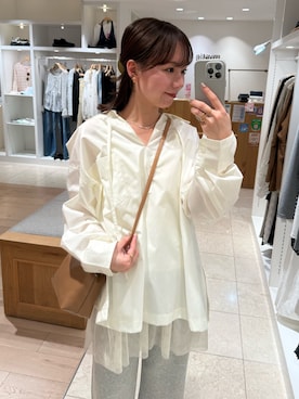 「mystic（ミスティック）のアイテム（トートバッグ）」を使った、つゆちゃんさん（レディース・156cm）の春コーディネート