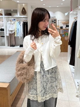 「mystic（ミスティック）のアイテム（タンクトップ）」を使った、つゆちゃんさん（レディース・156cm）の秋コーディネート